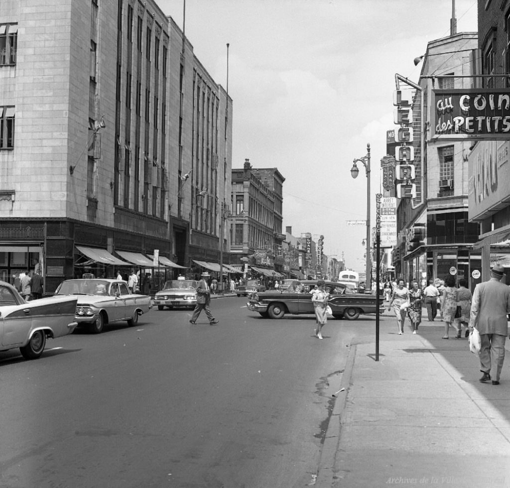 Sainte Catherine Street at Saint Christophe, 1961