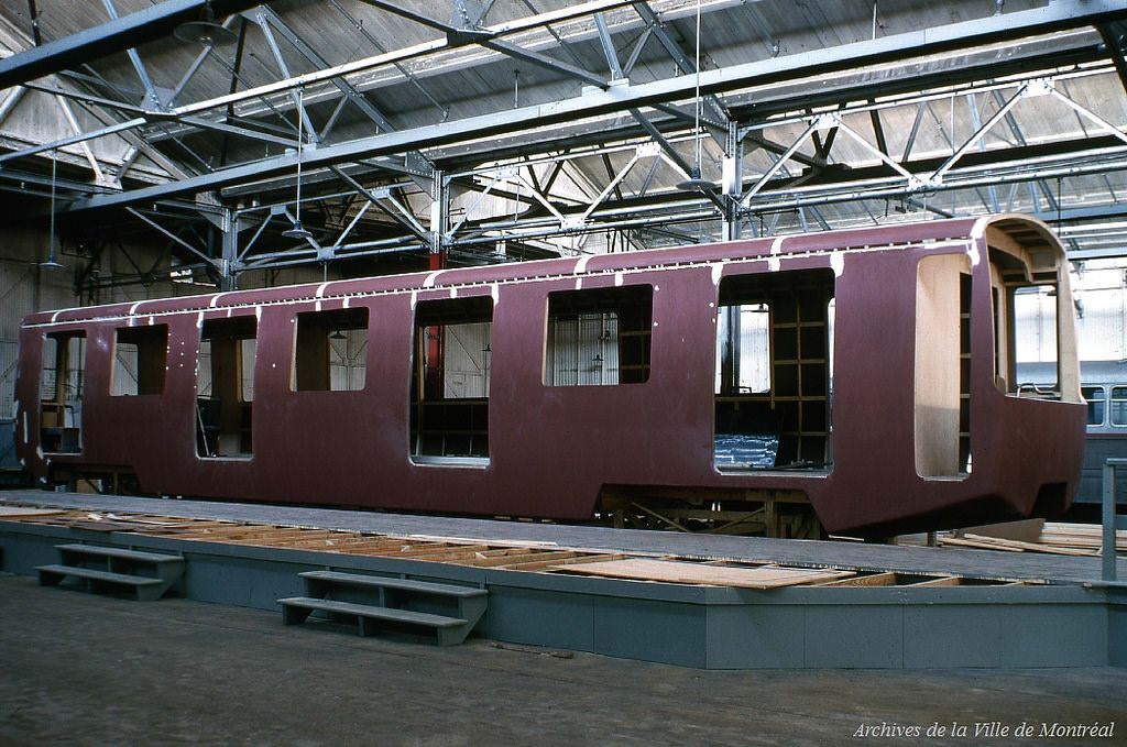 Metro under construction, 1963