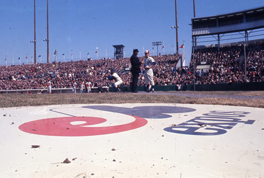 Debut game at Jarry Park Stadium, 1969