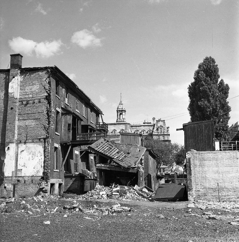 Town hall seen from the old quarters, 1965