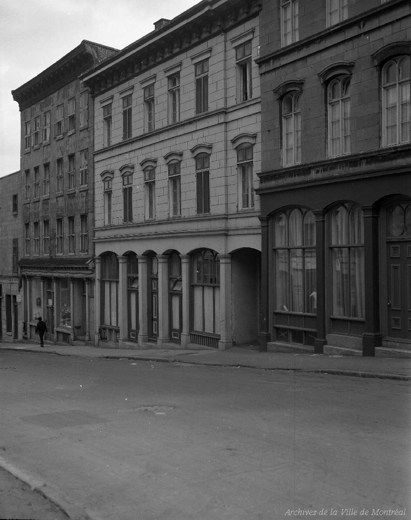 Haute couture house Marie-Paule Nolin, at 420 rue Bonsecours, 1966