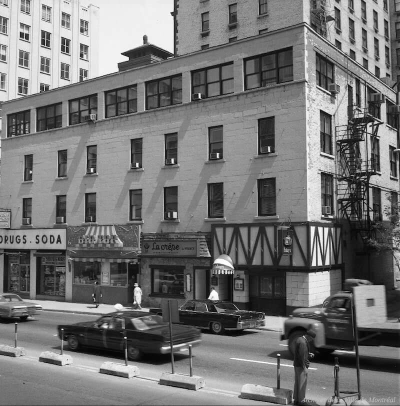 University Street Restaurant, 1969