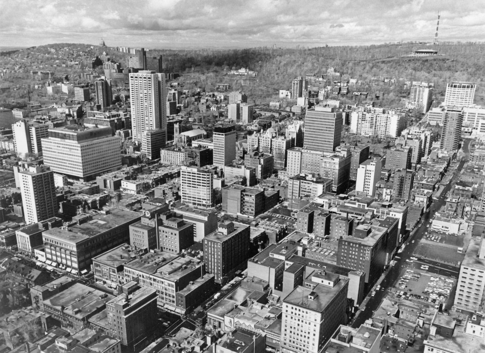 Cityscape, Montreal, 1960s