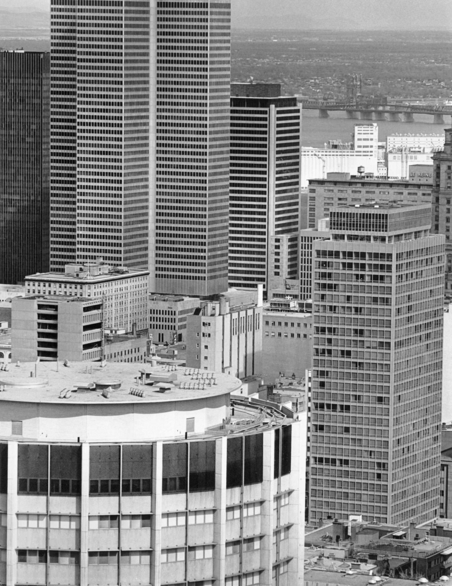 High-rise buildings, Montreal, 1960s