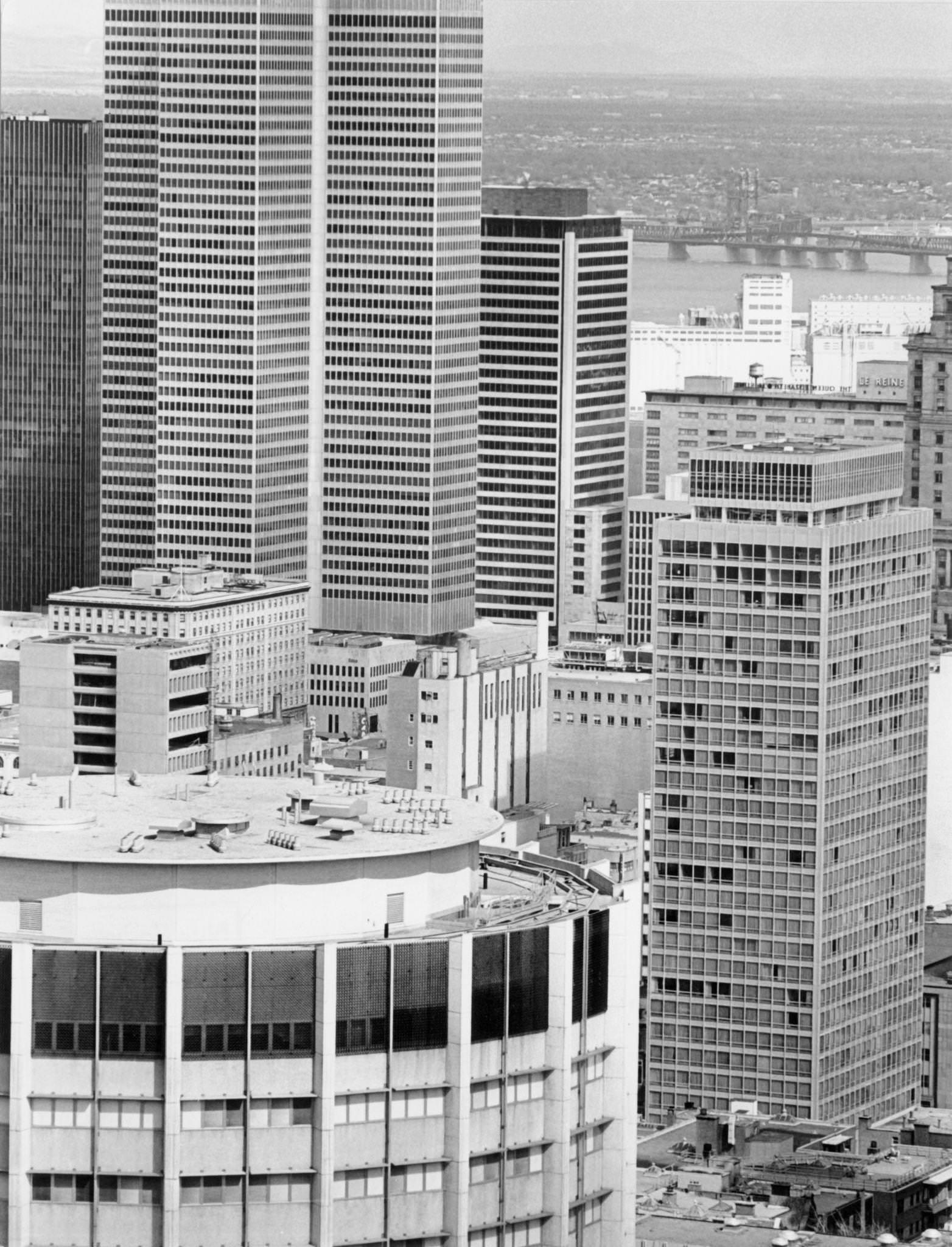 High-rise buildings, Montreal, 1960s