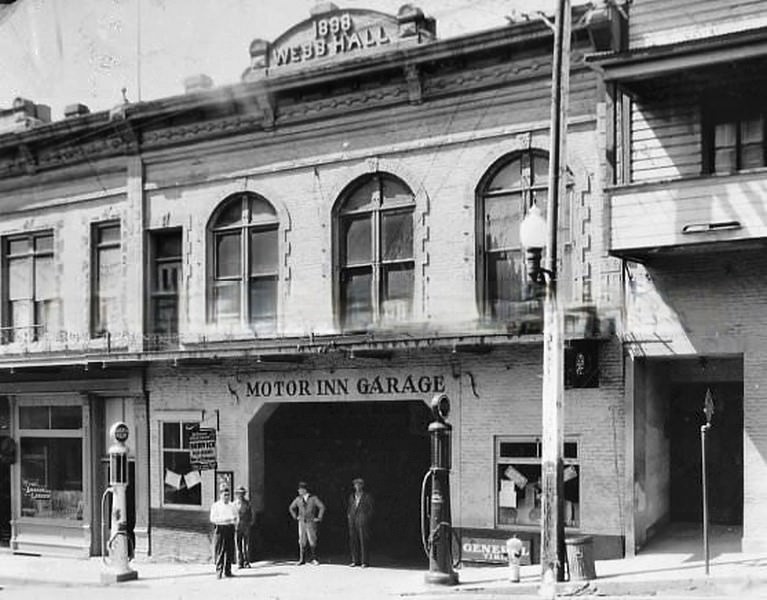 Motor Inn Garage, 1898