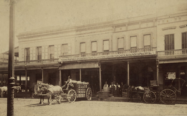 Gregory, Barnes & Company store, 1885