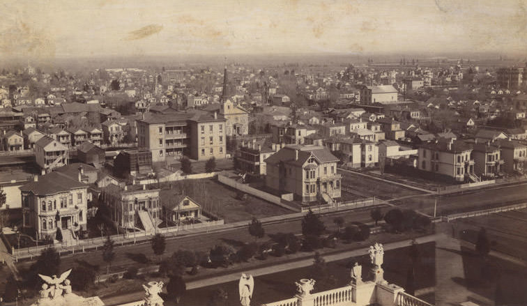 Sacramento City, Cal. north east, 1880