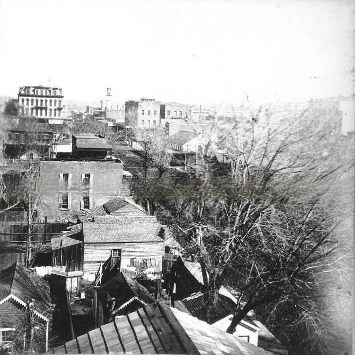 Downtown Sacramento, 1880