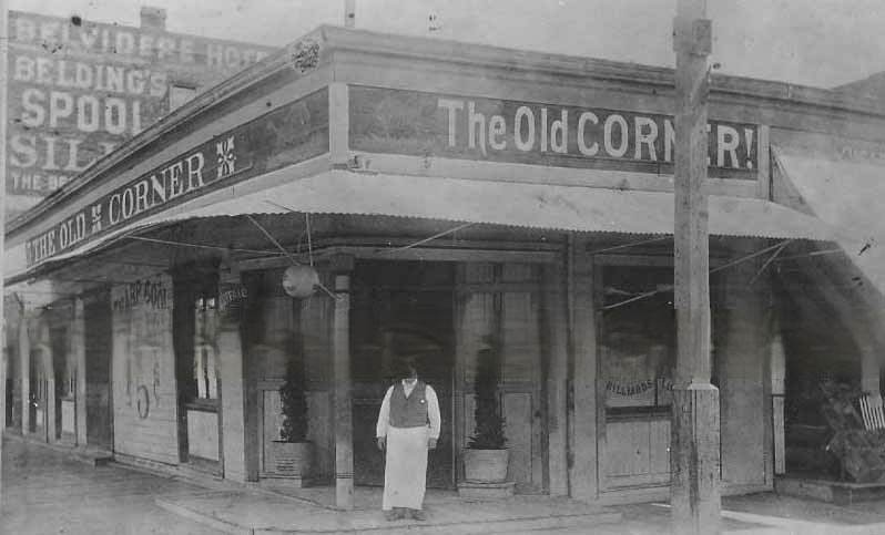 The Old Corner saloon, 1887