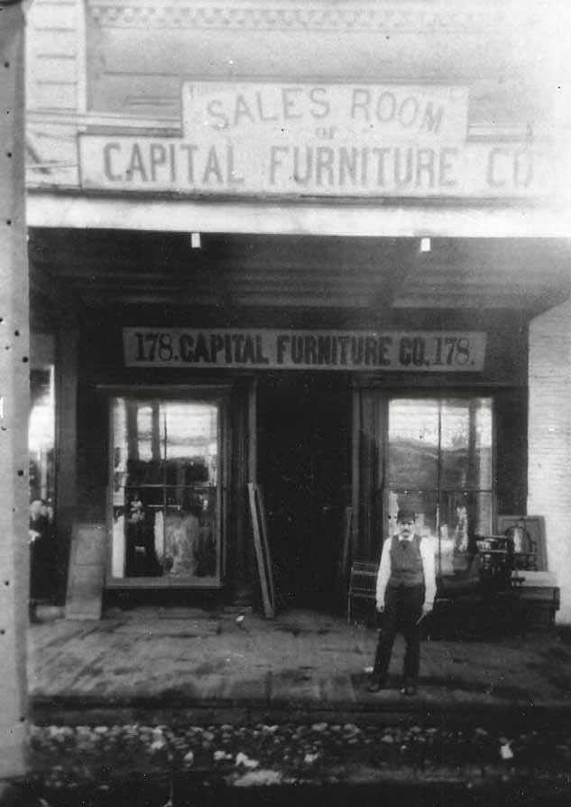 Capital Furniture Sales Room at 178 J Street, 1883