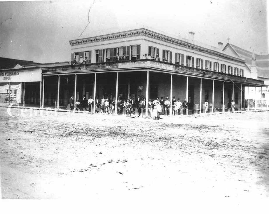 Union Restaurant and Capital Woolen Mills, 1881
