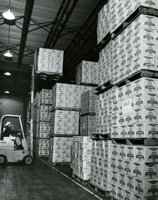 Gebhardt warehouse, 1950s