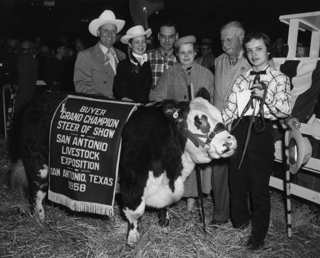 Grand Champion Steer of Show, San Antonio, 1958