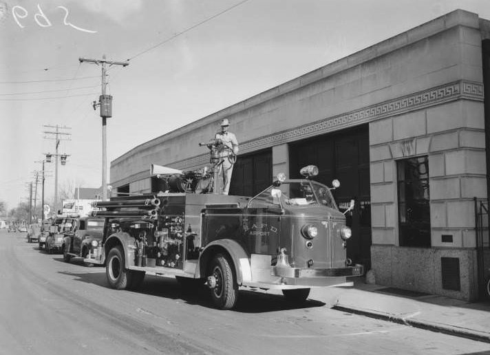 The new fire truck for the San Antonio, Texas Fire Department, 1952
