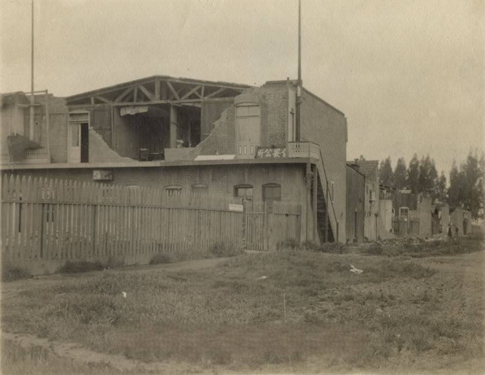San Jose Earthquake San Jose High School, 1906
