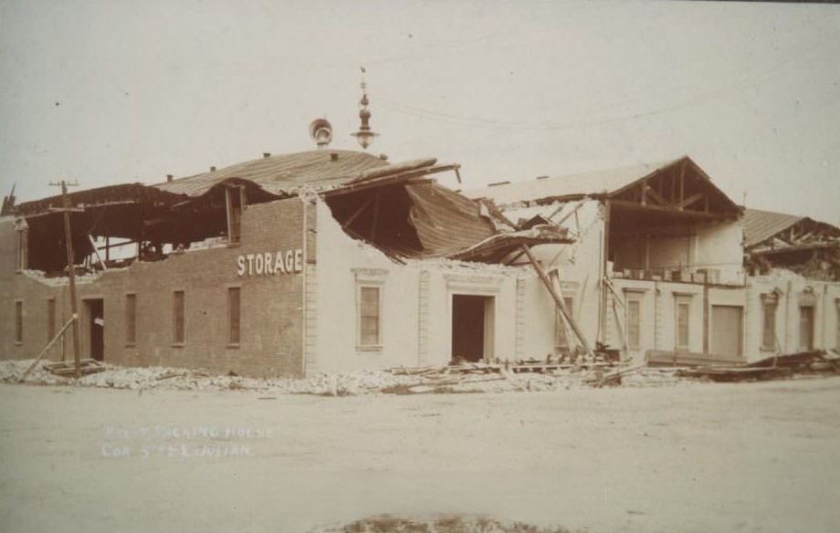San Jose Canning Company 1906 Earthquake damage.