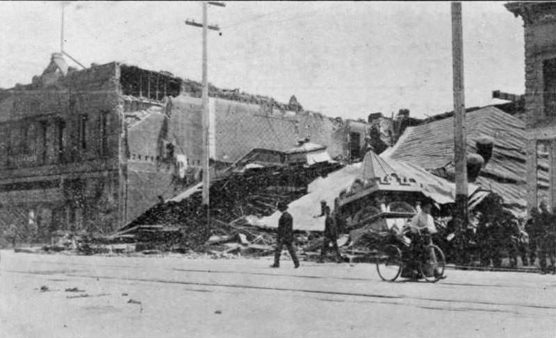 Earthquake Collapsed Buildings, 1906