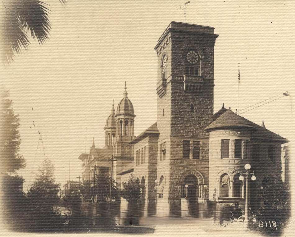 Post Office on the Plaza, 1906