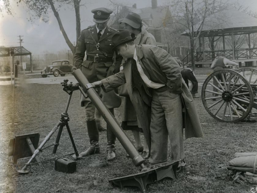 Army Day at Jeffeson Barracks, and the Sixth Infantry is at its best, 1938