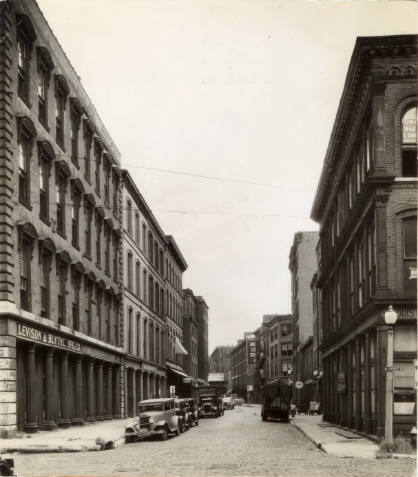 Buildings Near the Riverfront, 1935
