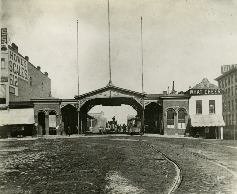 Opening of West End Gate of Eads Bridge, 1934