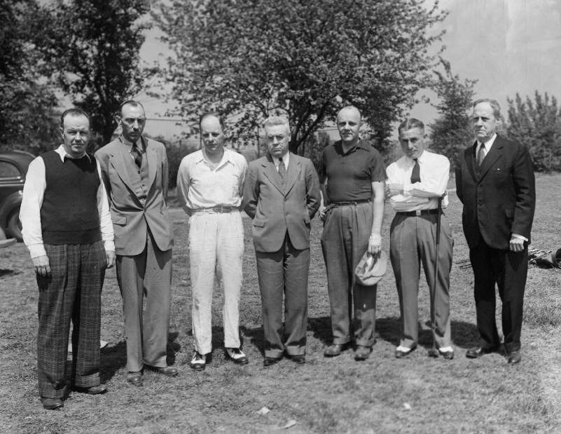 Officials for the Hole-in-One Golf Tournament 1938