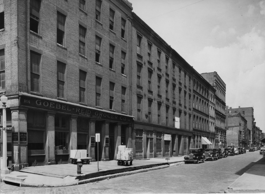 Riverfront Old Pix Building Sale, 1935