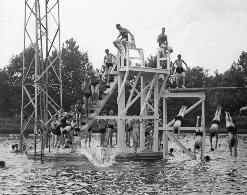 Marquette Swimming Pool, 1938