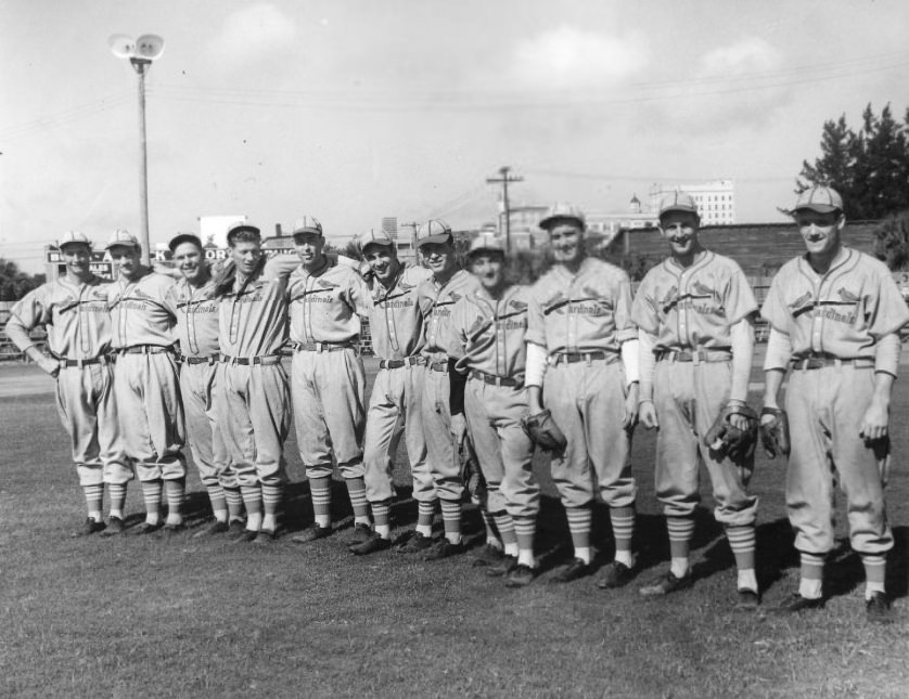 Cardinals Pitching and Catching Candidates, 1939