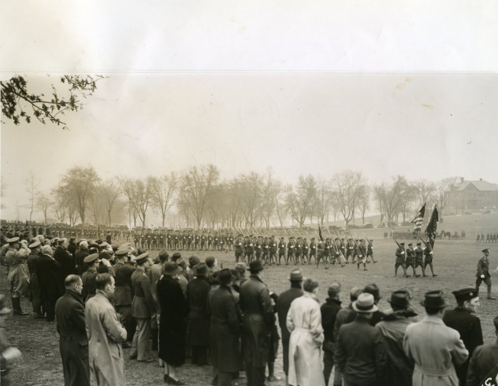 Watching The March, 1938