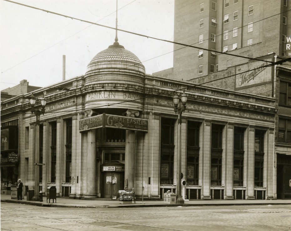 The Old Franklin Bank Becomes the United Bank and Trust Company, 1935