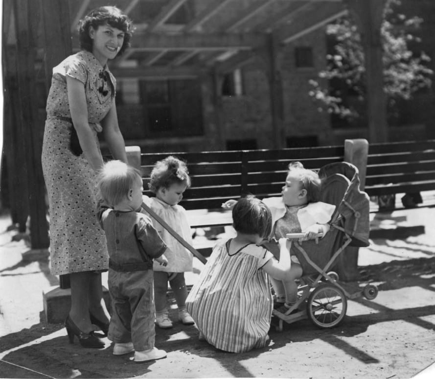 Neighborhood Gardens Apartments - Private playground, 1936