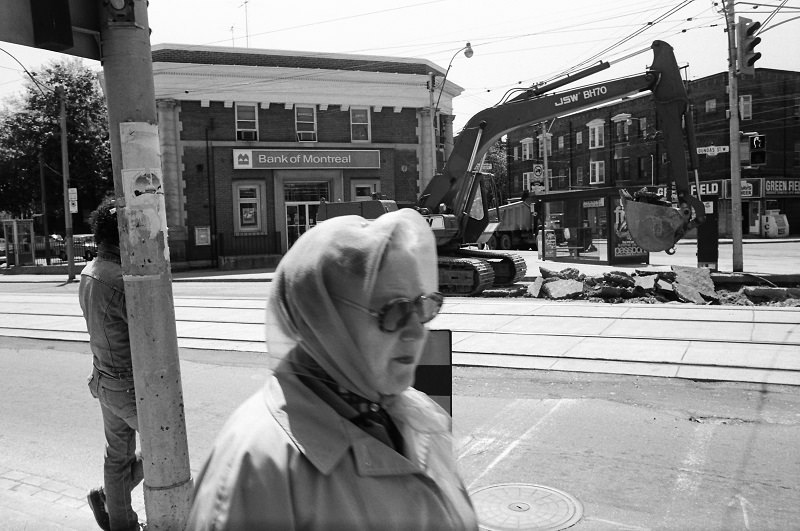 Dundas West and Roncesvalles, Toronto, 1983