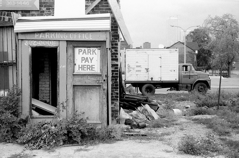 Queen West and Portland, Toronto, 1983