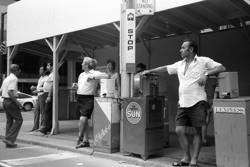 Somewhere downtown, Toronto, 1983