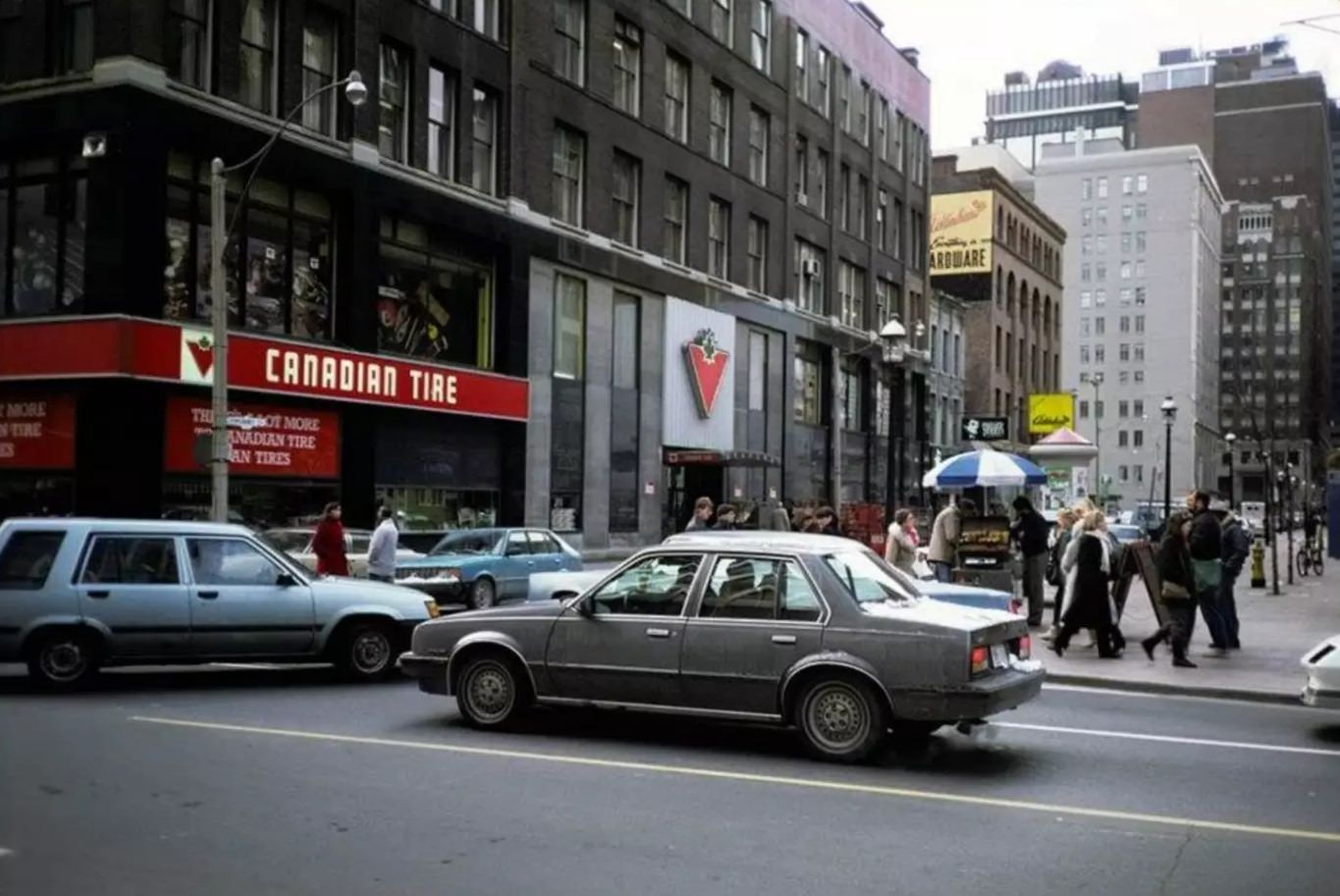 Yonge and Temperance streets, 1980s