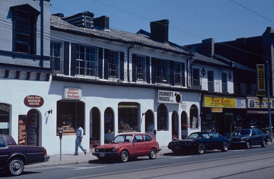 Drummer's Paradise on Church Street at Queen, July 21, 1982.