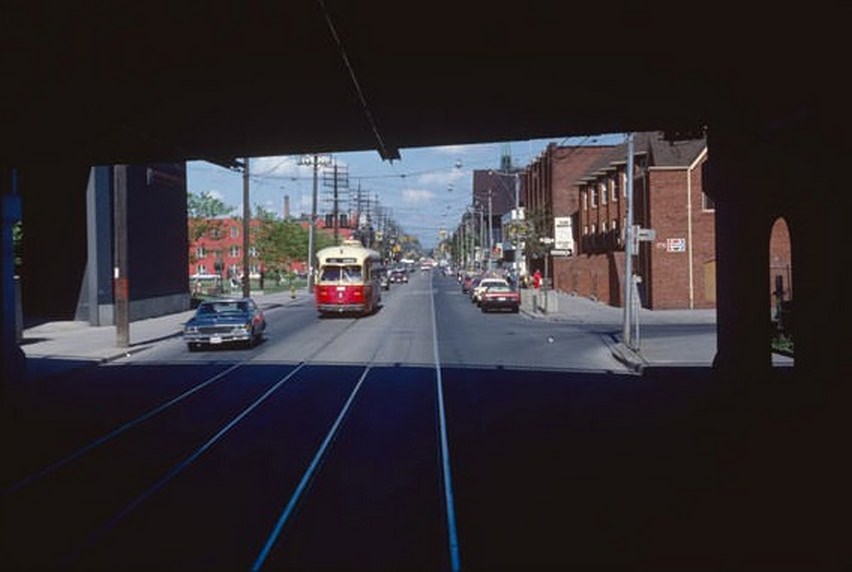 Queen and McGee near the Jimmie Simpson Recreation Centre, June 6, 1981.