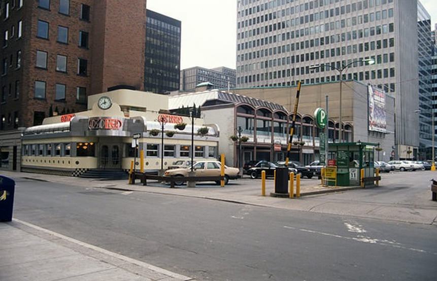 A diner on Bellair Street, 1980s