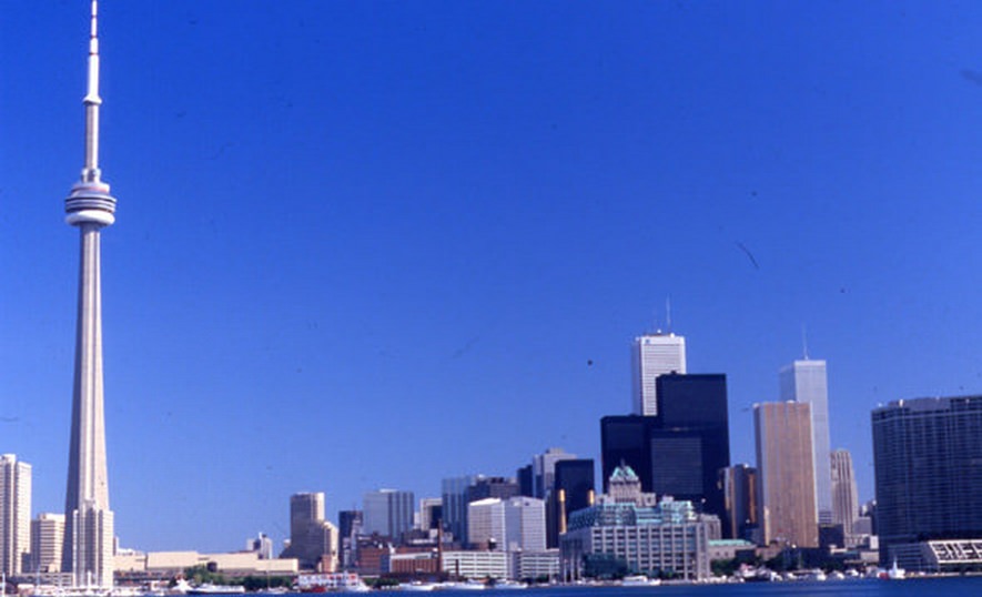 The skyline in 1986.