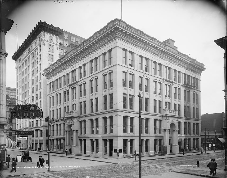 Produce exchange and Ohio Building, Toledo, Ohio, 1909