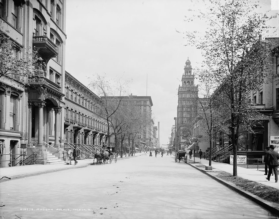 Madison Avenue, Toledo, Ohio, 1905.