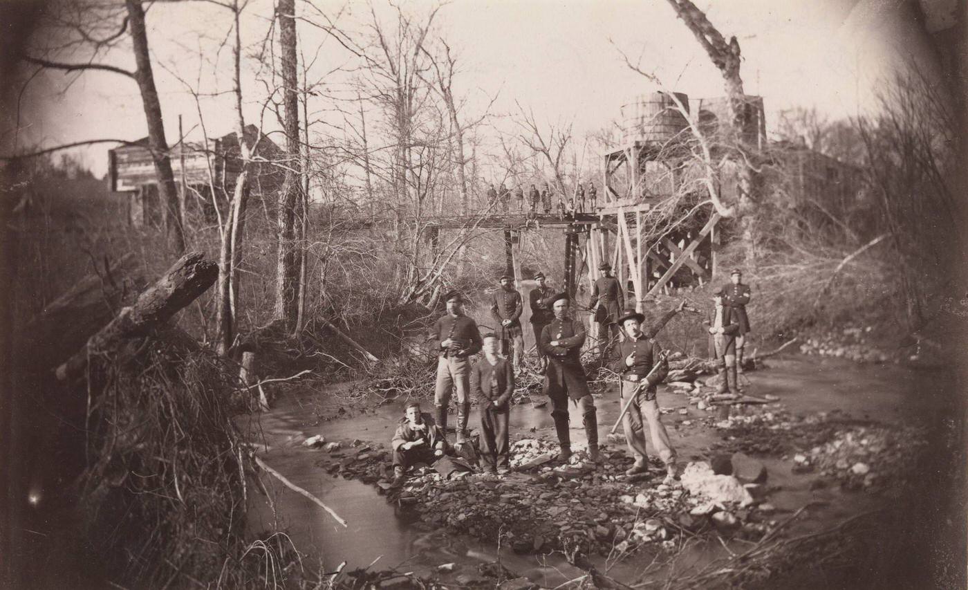 Orange and Alexandria Railroad Bridge, near Union Mills, Virginia, 1863
