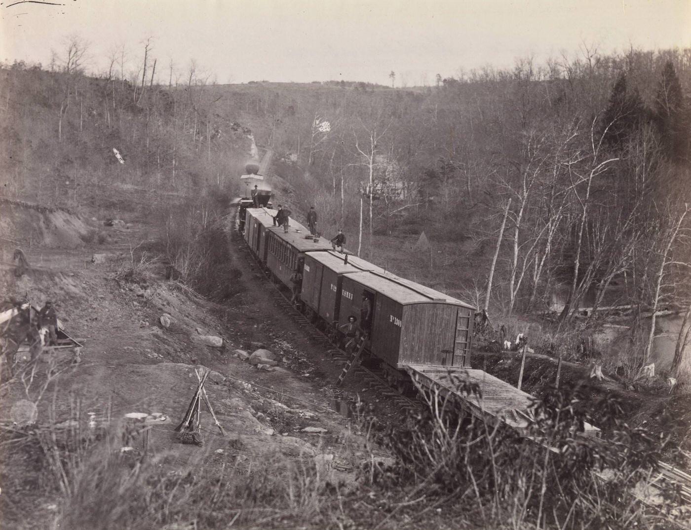 Bull Run. Orange and Alexandria R.R. near Union Mills, 1861