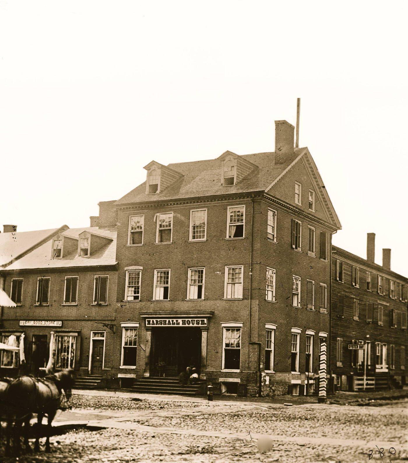 Marshall house, Alexandria, Virginia, 1862