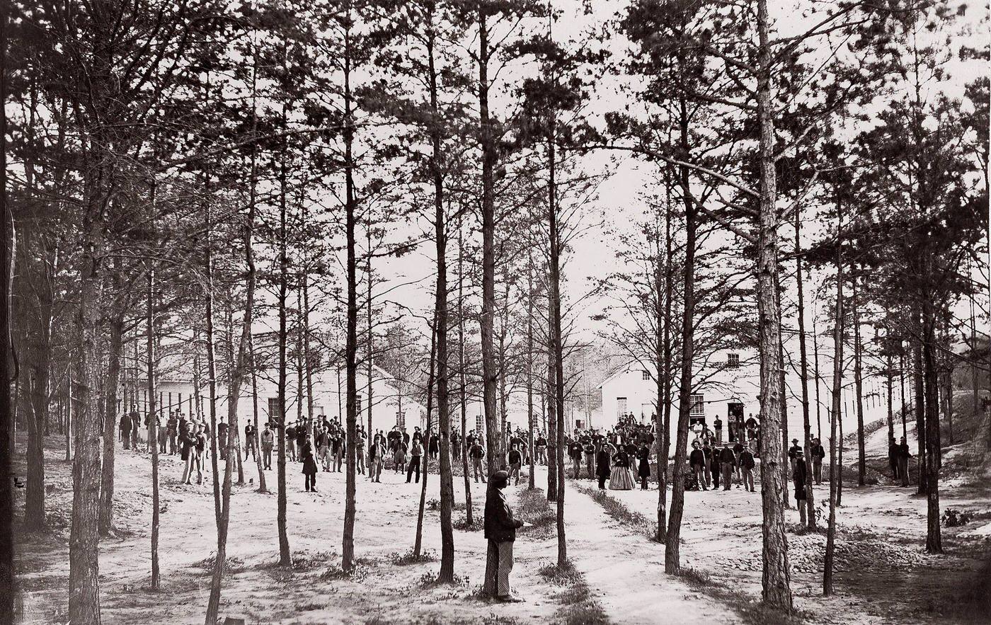 Convalescent Camp Near Alexandria, 1861
