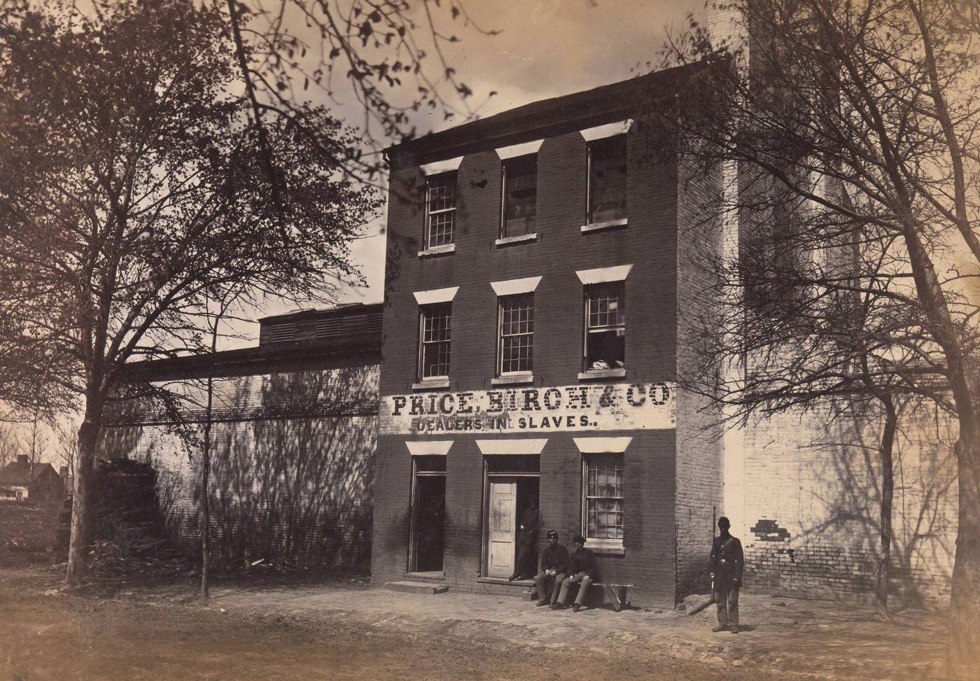 Slave Pen, Alexandria, Virginia, 1863.