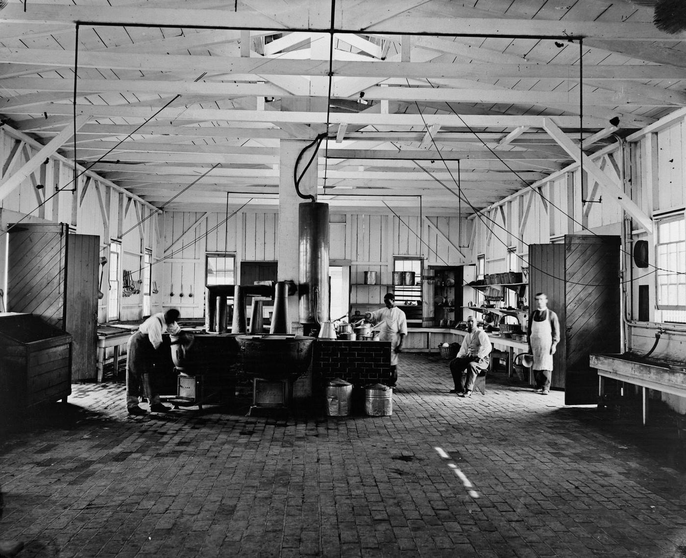 Cooks in the Kitchen of a Soldier's Rest Home.