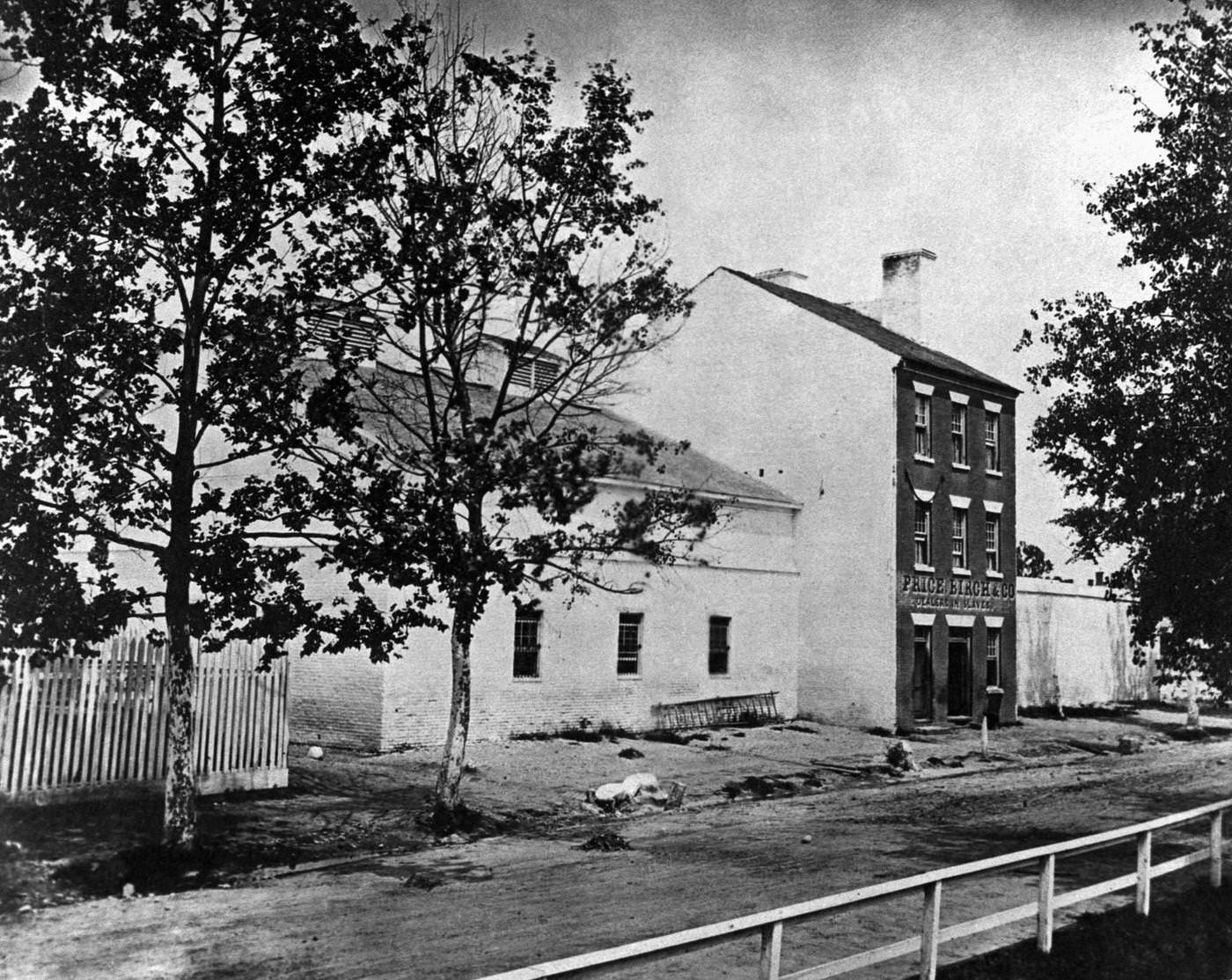 Slavery Business of Price, Birch and Company, Alexandria, VA, 1860s